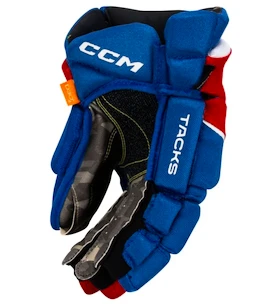 CCM Tacks AS-V royal/red/white  Hokejové rukavice, Junior