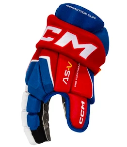 CCM Tacks AS-V royal/red/white  Hokejové rukavice, Junior