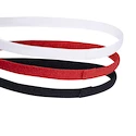 Čelenky adidas Hairband 3pack bílo-červeno-černé
