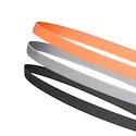 Čelenky adidas Hairband 3pack oranžovo-šedo-černé