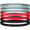 Čelenky Under Armour Mini Headband 6ks šedé-červené-černé