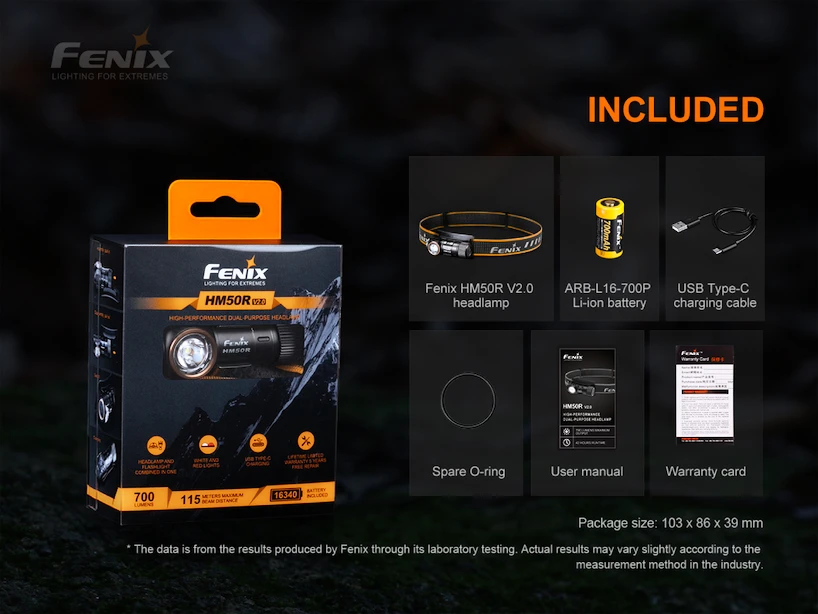 Čelovka Fenix  HM50R V2.0