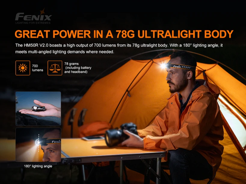 Čelovka Fenix  HM50R V2.0