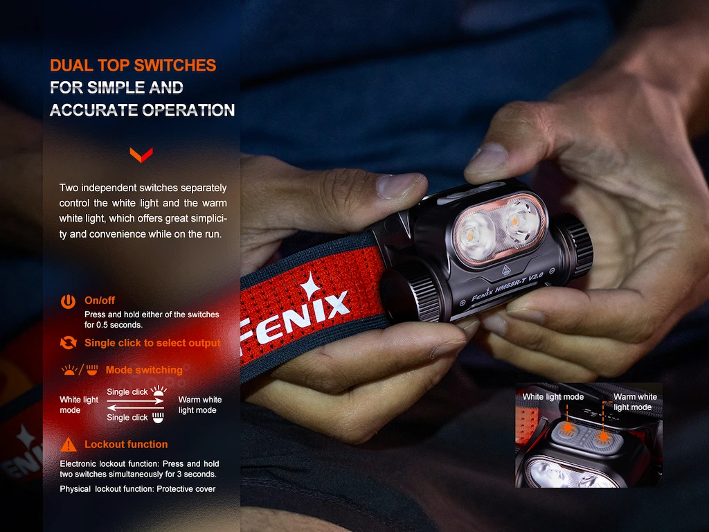Čelovka Fenix  HM65R-T V2.0