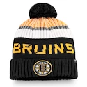 Čepice Fanatics Authentic Pro Rinkside Goalie Beanie Pom Knit NHL Boston Bruins