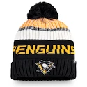 Čepice Fanatics Authentic Pro Rinkside Goalie Beanie Pom Knit NHL Pittsburgh Penguins