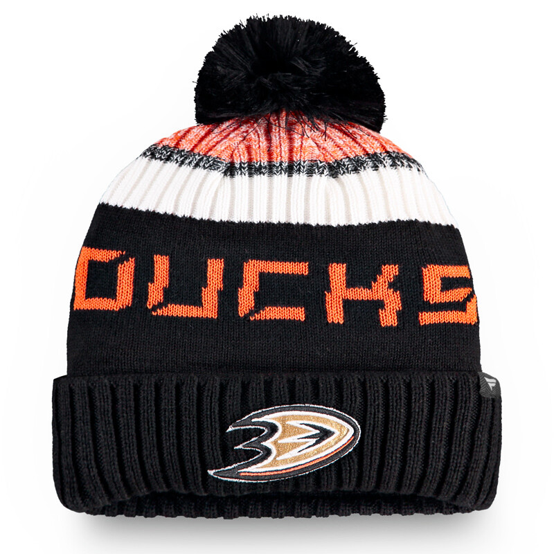 Product detail of Čepice Fanatics  Pro Rinkside Goalie Beanie Pom Knit NHL Anaheim Ducks   OS