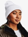 Čepice Under Armour UA Halftime Ribbed Pom-WHT