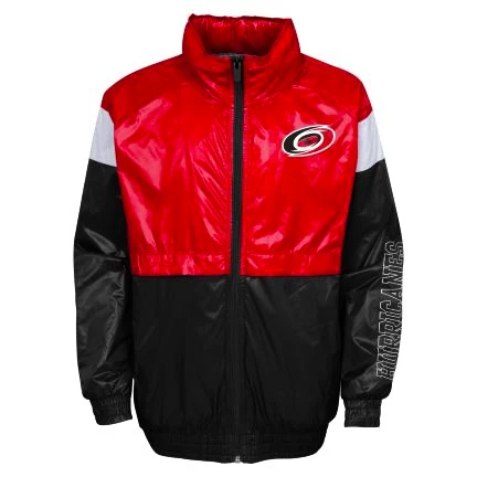 Chlapecká bunda Outerstuff  GOAL LINE STANCE FZ WINDBREAKE CAROLINA HURRICANES