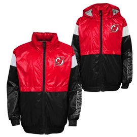 Chlapecká bunda Outerstuff GOAL LINE STANCE FZ WINDBREAKE NEW JERSEY DEVILS