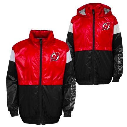 Product detail of Outerstuff dětská bunda New Jersey Devils Goal Line Stance Full-Zip Windbreaker