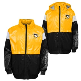 Chlapecká bunda Outerstuff GOAL LINE STANCE FZ WINDBREAKE PITTSBURGH PENGUINS