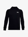 Chlapecká mikina Under Armour  RIVAL COTTON HOODIE black S