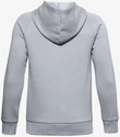 Chlapecká mikina Under Armour  RIVAL COTTON HOODIE grey