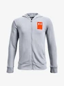 Chlapecká mikina Under Armour  Rival Terry FZ Hoodie-GRY M
