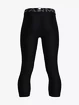 Chlapecké legíny Under Armour  HG Armour 3/4 Leggings-BLK
