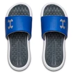 Chlapecké Pantofle Under Armour B Playmaker Fix SL bílé