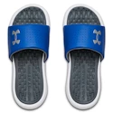 Chlapecké Pantofle Under Armour B Playmaker Fix SL bílé