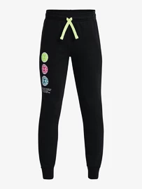 Chlapecké tepláky Under Armour Rival Flc ANAML Jogger-BLK