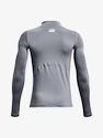 Chlapecké tričko Under Armour  HG Armour Mock LS-GRY