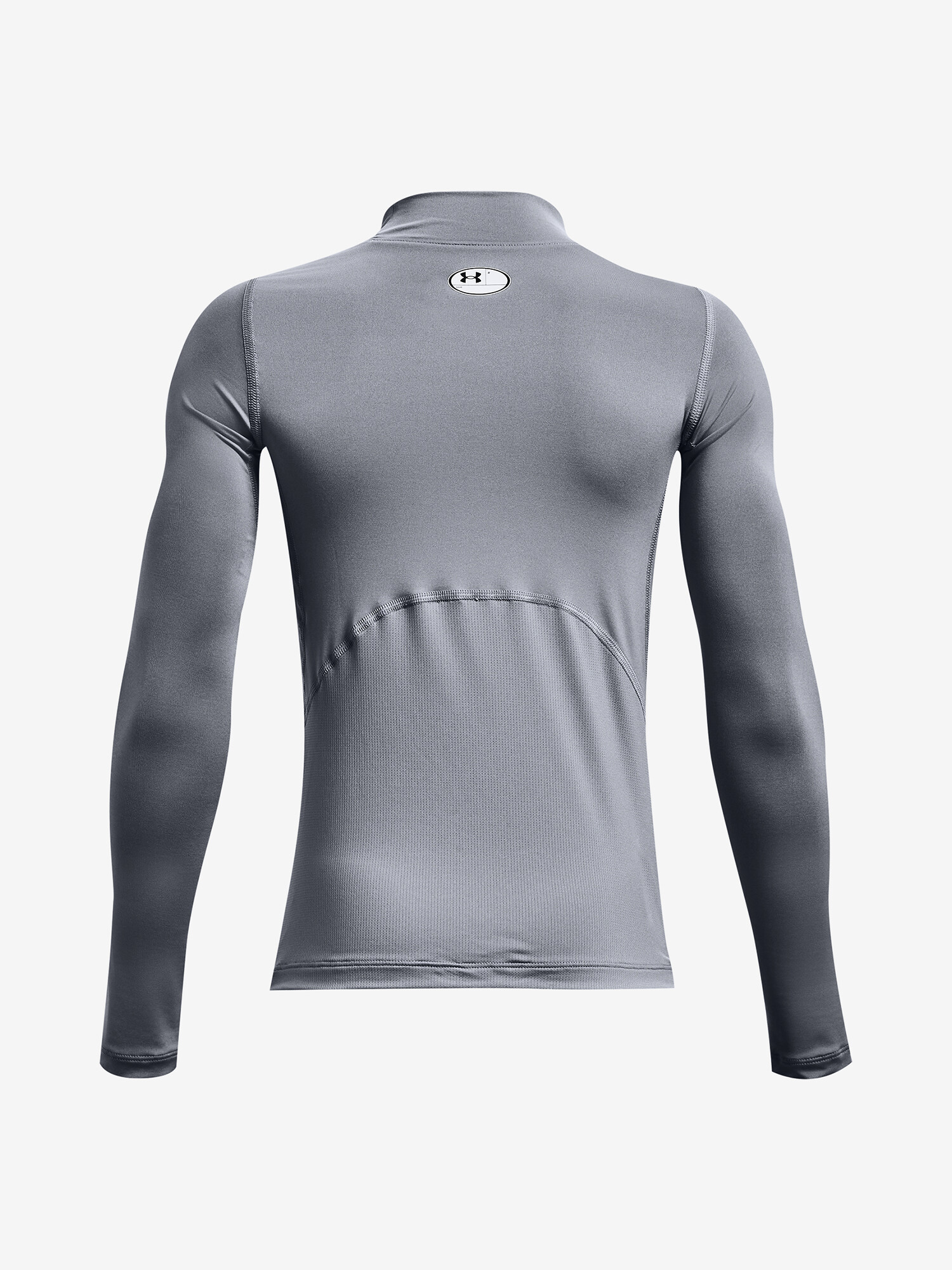 Chlapecké tričko Under Armour  HG Armour Mock LS-GRY XS - thumb (1)