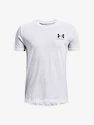 Chlapecké tričko Under Armour  SPORTSTYLE LEFT CHEST SS-WHT S