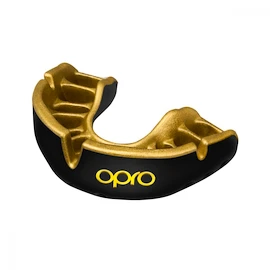 Chránič zubů Opro GOLD Black/Gold Senior