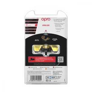 Chránič zubů Opro  GOLD Black/Gold Senior