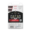 Chránič zubů Opro  GOLD BRACES Black/Gold Senior