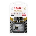 Chránič zubů Opro  GOLD BRACES Black/Gold Senior