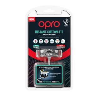 Chránič zubů Opro  INSTANT CUSTOM FIT SOLIDS Clear Senior