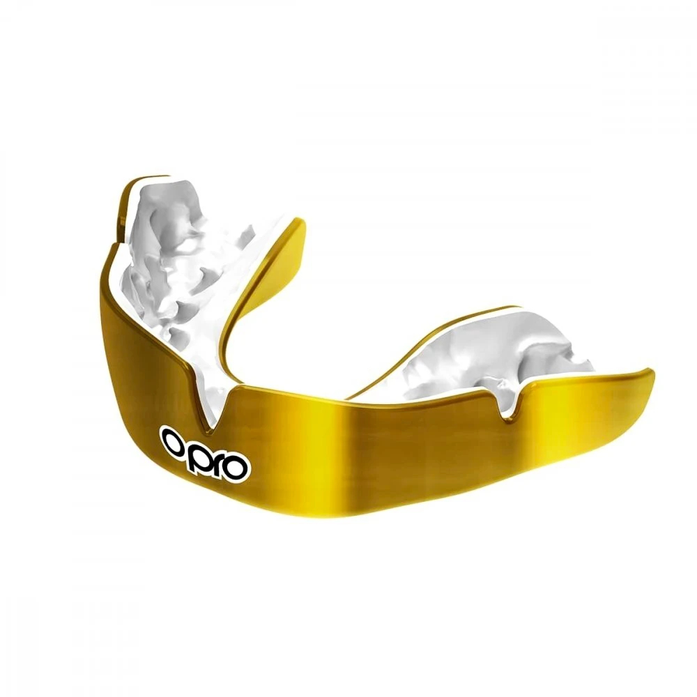 Chránič zubů Opro  INSTANT CUSTOM FIT SOLIDS Gold/White Senior