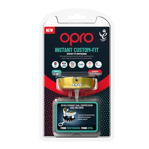 Chránič zubů Opro  INSTANT CUSTOM FIT SOLIDS Gold/White Senior