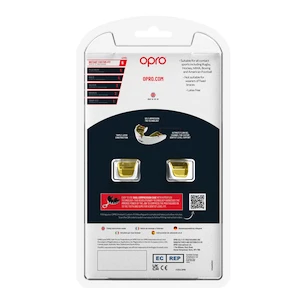 Chránič zubů Opro  INSTANT CUSTOM FIT SOLIDS White/Gold Senior