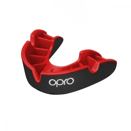 Chránič zubů Opro SILVER Black/Red Senior