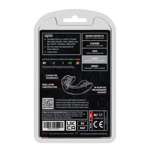 Chránič zubů Opro  SILVER UFC Black/Red Senior