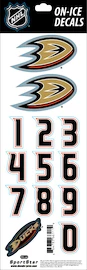 Čísla na helmu Sportstape ALL IN ONE HELMET DECALS - ANAHEIM MIGHTY DUCKS