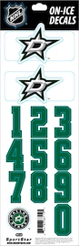 Čísla na helmu Sportstape ALL IN ONE HELMET DECALS - DALLAS STARS