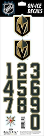 Čísla na helmu Sportstape ALL IN ONE HELMET DECALS - LAS VEGAS GOLDEN KNIGHTS