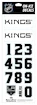 Čísla na helmu Sportstape  ALL IN ONE HELMET DECALS - LOS ANGELES KINGS