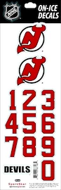 Čísla na helmu Sportstape ALL IN ONE HELMET DECALS - NEW JERSEY DEVILS