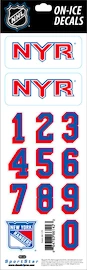 Čísla na helmu Sportstape ALL IN ONE HELMET DECALS - NEW YORK RANGERS