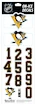 Čísla na helmu Sportstape  ALL IN ONE HELMET DECALS - PITTSBURGH PENGUINS