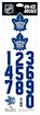 Čísla na helmu Sportstape  ALL IN ONE HELMET DECALS - TORONTO MAPLE LEAFS