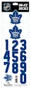 Čísla na helmu Sportstape  ALL IN ONE HELMET DECALS - TORONTO MAPLE LEAFS