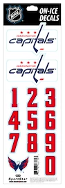 Čísla na helmu Sportstape ALL IN ONE HELMET DECALS - WASHINGTON CAPITALS
