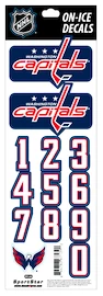 Čísla na helmu Sportstape ALL IN ONE HELMET DECALS - WASHINGTON CAPITALS - DARK HELMET