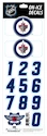 Čísla na helmu Sportstape  ALL IN ONE HELMET DECALS - WINNIPEG JETS