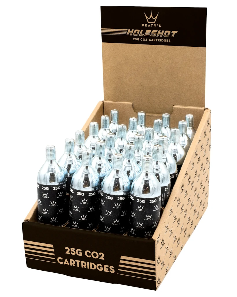 CO2 bombička PEATY'S  Cartridges pos box 24 ks (24x25g) (ppr-co2-25g-srt-2)