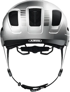 Cyklistická helma Abus Hyban 2.0 Signal Silver  M
